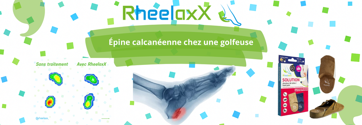 Épine calcanéenne chez une golfeuse
