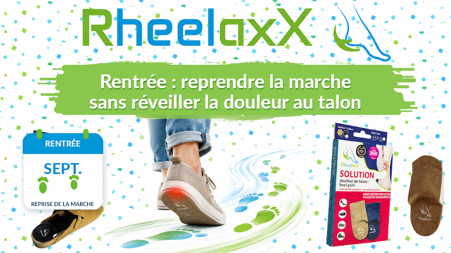 Reprendre la marche après les vacances sans réveiller une douleur au talon