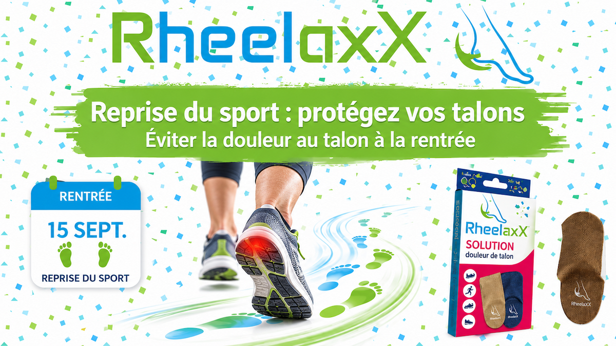 Douleur au talon à la reprise du sport : comment éviter la fasciite plantaire à la rentrée ?