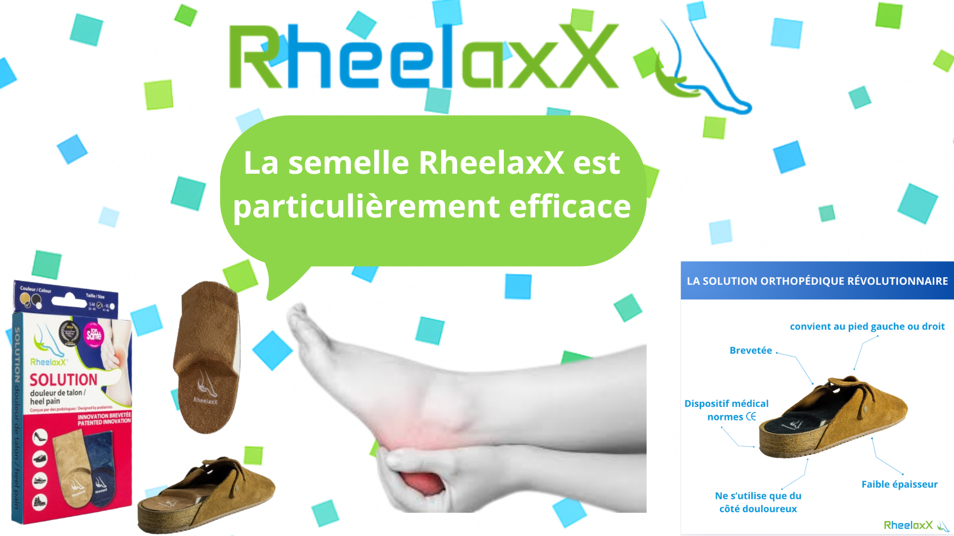 Pourquoi la semelle RheelaxX suffit-elle?