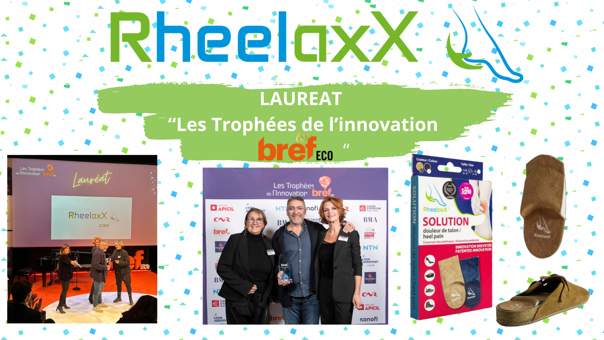Interview RheelaxX sur La Bo de l'Inno, la semelle qui soulage les douleurs au talon