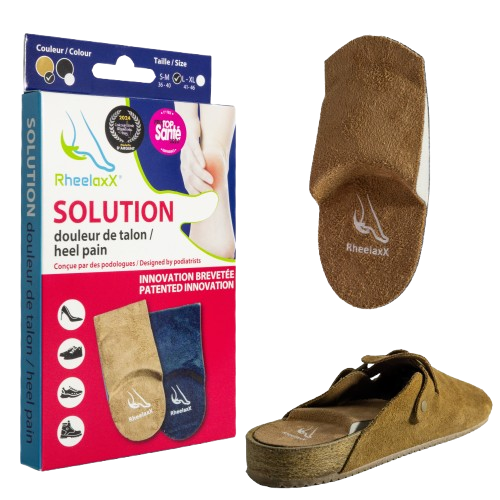 packaging rheelaxx marron heel pain